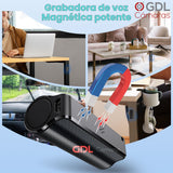 Mini Grabadora de Voz Magnetica activada por Sonido, Microfono Flash USB Delgada, 100 Horas de Grabacion, 40 Dias de Grabacion, 1536 Kbps Calidad de Audio (8GB) - GDLCamaras