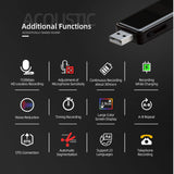 Grabadora De Voz Digital Pantalla Lcd, Mp3, Recargable (8gb) - GDLCamaras