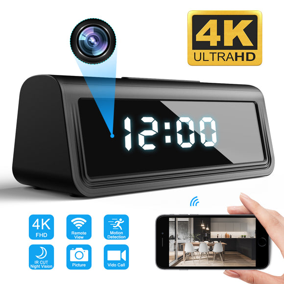 GDLCamaras Cámara Espía WiFi Reloj 4K Full HD, con Vision Nocturna, 128GB Pro-A21