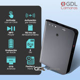 Mini grabadora activada por Voz SlimREC, Microfono Espia Unidad Flash USB Delgada, 15 Horas de batería, 8 GB - 94 Horas de Capacidad, 512 Kbps Calidad de Audio (8GB) TCT-Q61 - GDLCamaras