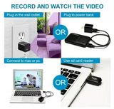 Mini Camara Espia Cargador Wifi Cargador Oculto Video 24 Hr - GDLCamaras