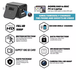 Mini Camara Espia Cargador Wifi Cargador Oculto Video 24 Hr - GDLCamaras
