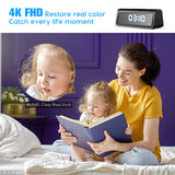 GDLCamaras Cámara Espía WiFi Reloj 4K Full HD, con Vision Nocturna, 128GB Pro-A21