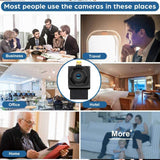 Mini Camara Espia WIFI Flexor, Camara de Vigilancia Oculta, Casa u Oficina Compatible con Android y Iphone, 128GB, 115 Hrs. Full HD | GDLCAMARAS - GDLCamaras