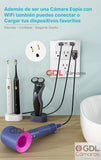 Camara Espia WIFI Socket Cargador USB, Camara de Seguridad para Casa, Oficina. Compatible Android, Iphone ,4K | GDLCAMARAS - GDLCamaras