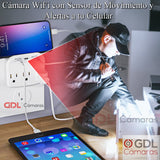 Camara Espia WIFI Socket Cargador USB, Camara de Seguridad para Casa, Oficina. Compatible Android, Iphone ,4K | GDLCAMARAS - GDLCamaras