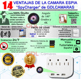 Camara Espia WIFI Socket Cargador USB, Camara de Seguridad para Casa, Oficina. Compatible Android, Iphone ,4K | GDLCAMARAS - GDLCamaras