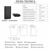 WIFI Microfono Espia Bateria Tipo Power Bank con Magnetismo Hasta 9 Meses Bateria - GDLCamaras