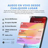 Microfono Espia Oculto Wifi Portable, Audio En Vivo, Alertas Bateria 4 Meses | GDLCAMARAS - GDLCamaras