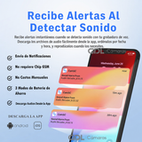 Microfono Espia Oculto WiFi Grabadora De Voz a Distancia, Descarga Audios desde la App,  Activada por Voz Bateria 7 Meses en Modo Espera