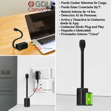 Mini Camara Espia WIFI Retractible Audio y Video, Portable Vigila en Tiempo Real desde tu Celular| GDLCAMARAS - GDLCamaras