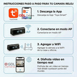 GDLCamaras Cámara Espía WiFi Reloj 4K Full HD, con Vision Nocturna, 128GB Pro-A21 - GDLCamaras