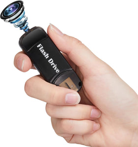 Camara Espia Memoria USB, Grabacion 1080P HD, Camara Oculta Espia en Forma de Memoria, Memoria Interna de 32 GB, Mini Camara de Vigilancia Oculta Portable TCT-KS09 - GDLCamaras