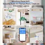 Microfono Espia Oculto Wifi Portable, Audio En Vivo, Alertas Bateria 4 Meses | GDLCAMARAS - GDLCamaras