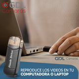 Camara Espia Memoria USB, Grabacion 1080P HD, Camara Oculta Espia en Forma de Memoria, Memoria Interna de 32 GB, Mini Camara de Vigilancia Oculta Portable TCT-KS09 - GDLCamaras