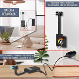 Mini Camara Espia Wifi Oculta Flexor Con VISION NOCTURNA HD Casa u Oficina Compatible con Android y Iphone, 128GB, 115 Hrs. Full HD | GDLCAMARAS - GDLCamaras