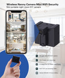 Mini Camara Espia Wifi Cubo Vision Nocturna p2p 1080p 128 GB - GDLCamaras