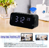 Camara Espia WIFI Reloj Despertador Con Camara Oculta, Vision Nocturna, Full HD - GDLCamaras