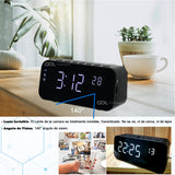 Camara Espia WIFI Reloj Despertador Con Camara Oculta, Vision Nocturna, Full HD - GDLCamaras