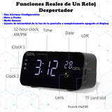 Camara Espia WIFI Reloj Despertador Con Camara Oculta, Vision Nocturna, Full HD - GDLCamaras