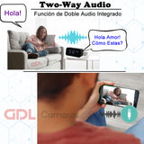 Camara Espia WIFI Reloj Despertador Con Camara Oculta, Vision Nocturna, Full HD - GDLCamaras